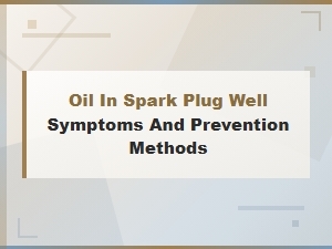 Oil in Spark Plug Well: Symptoms, Causes, and Prevention Methods