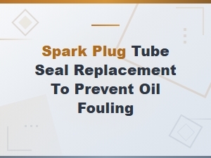 Spark Plug Tube Seal Replacement to Prevent Oil Fouling